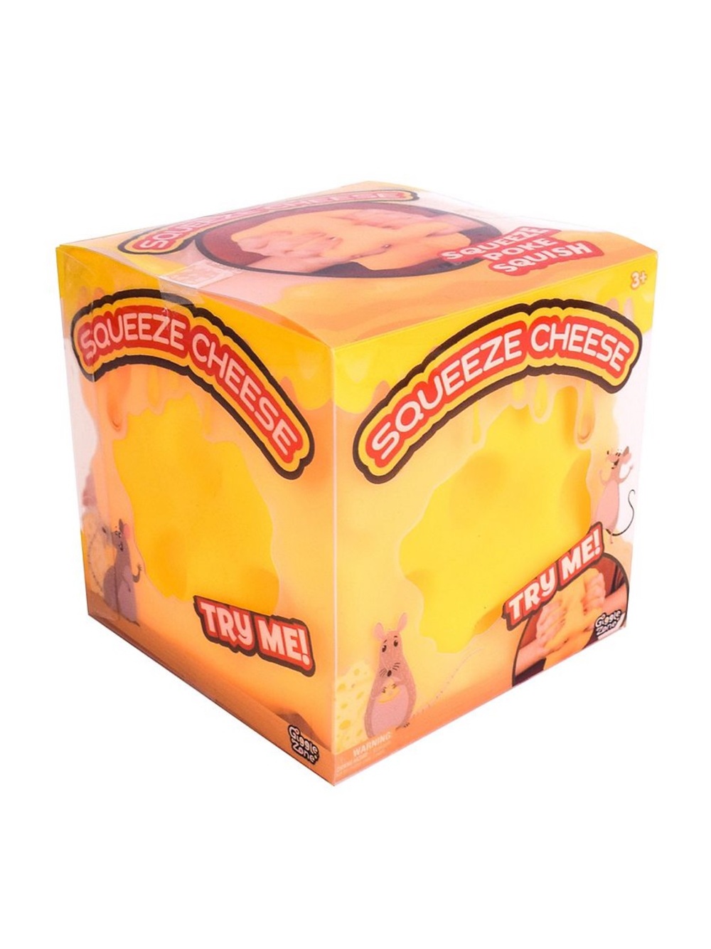 Jumbo Cheese Squishy Fidget Toy Sunny Days Entertainment Brand